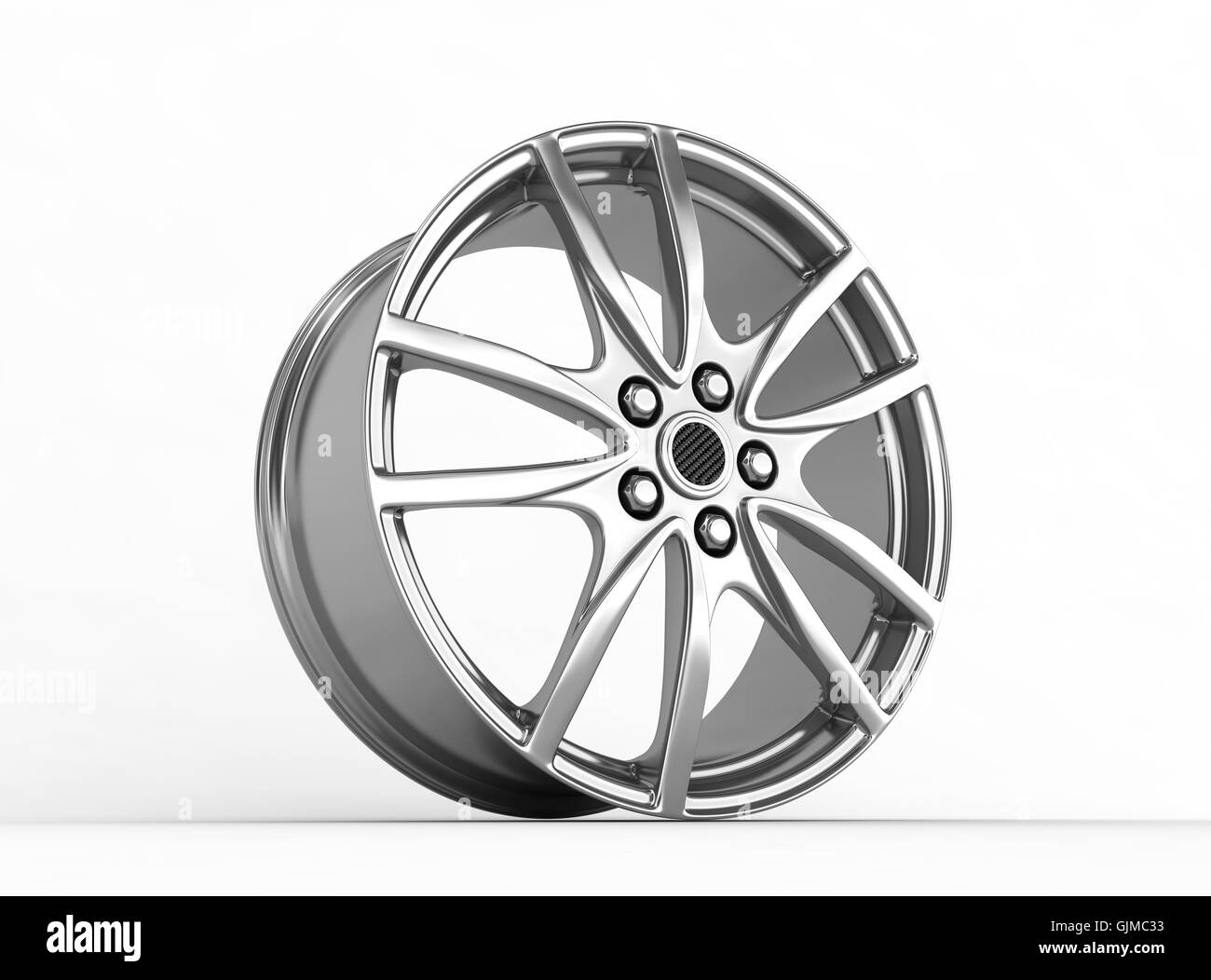 Alloy wheels Black and White Stock Photos & Images Alamy