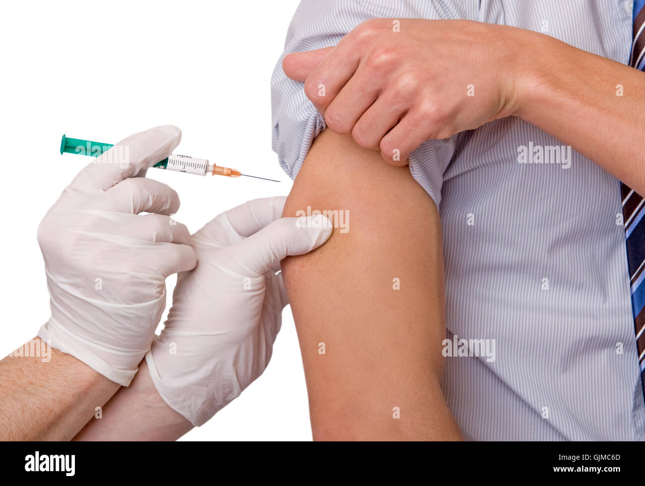 vaccination flu Stock Photo