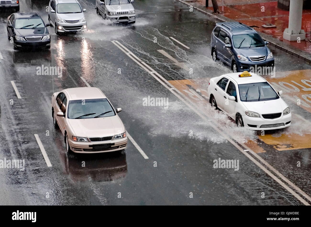 City car driving traffic jam hi-res stock photography and images - Alamy