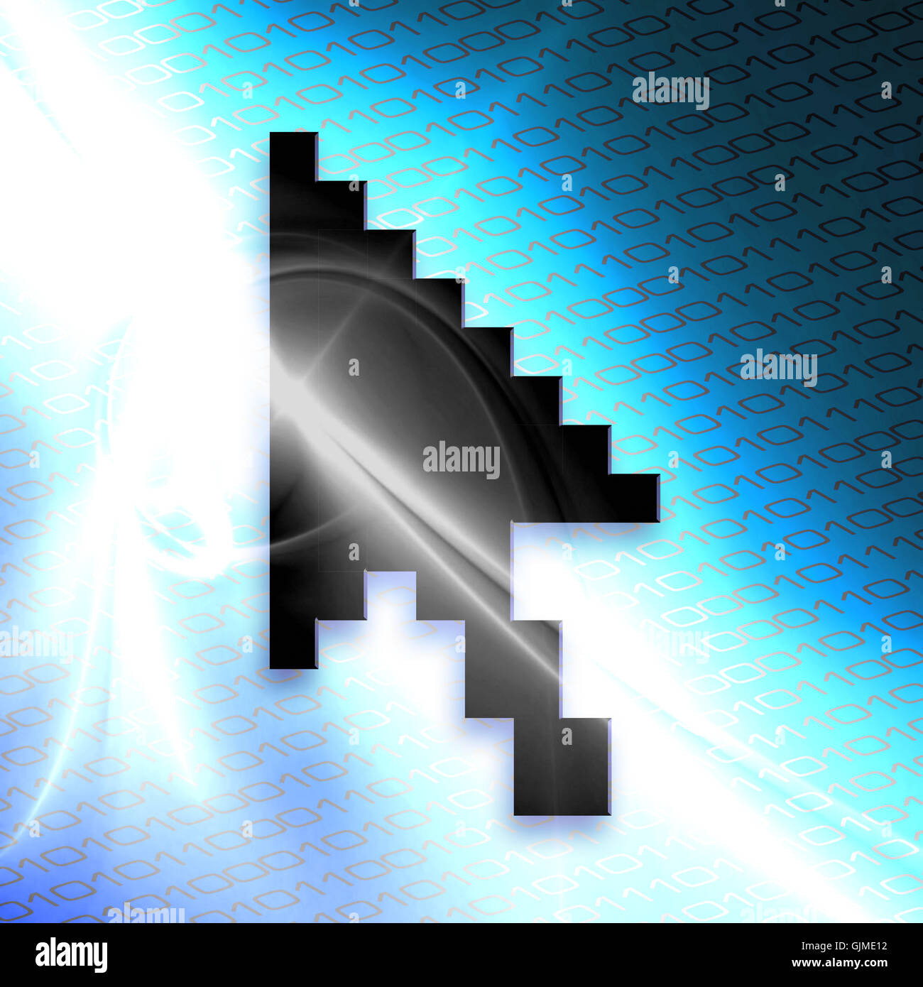 Arrow background binary hi-res stock photography and images - Alamy image.