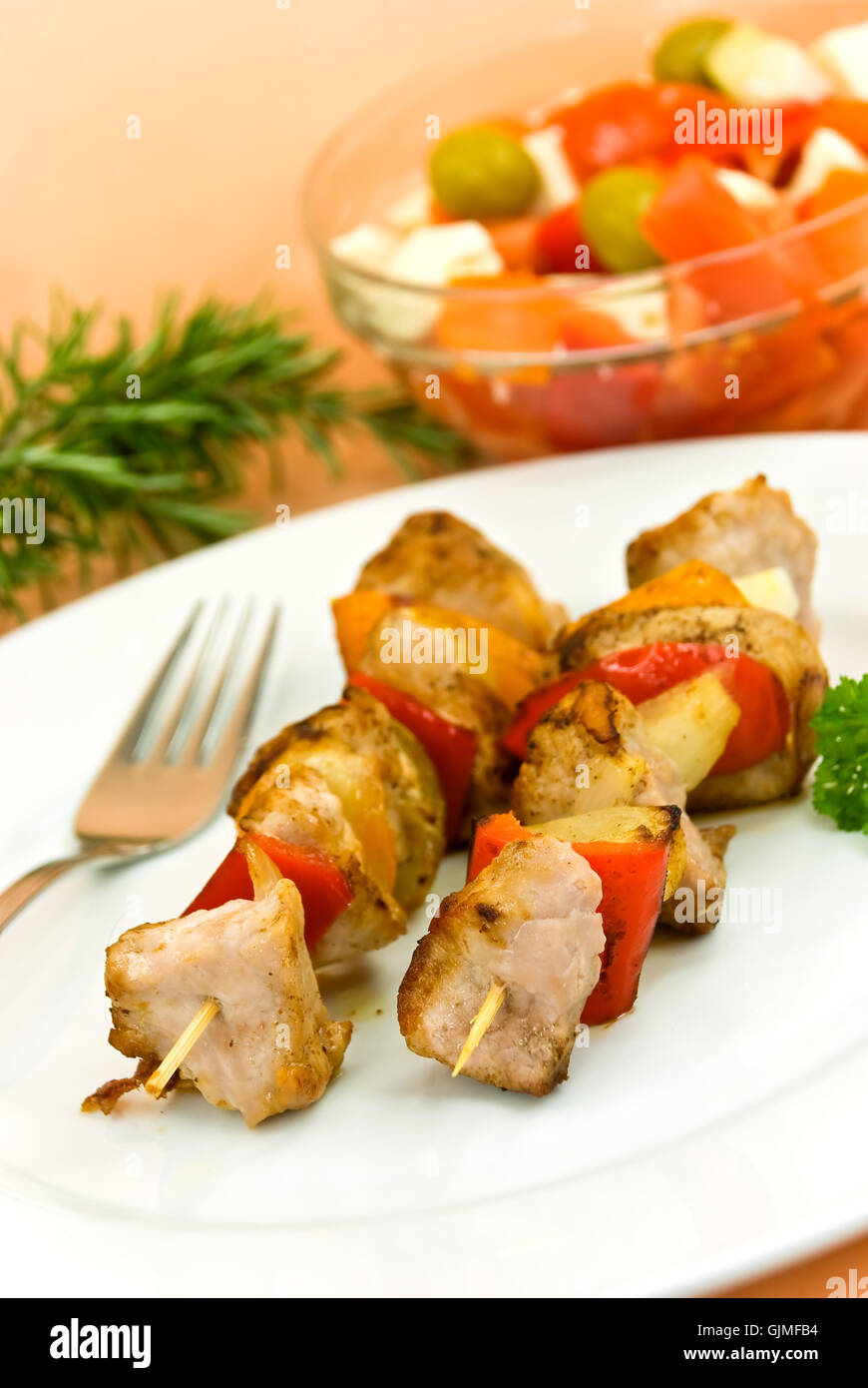 olive grill barbecue Stock Photo Alamy