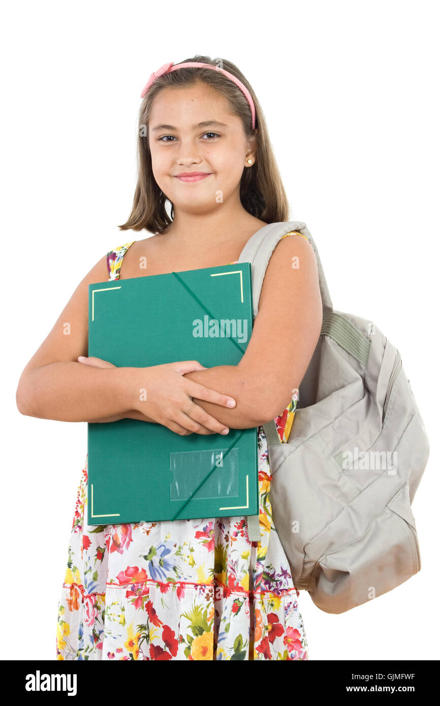 backpack student folder Stock Photo - Alamy