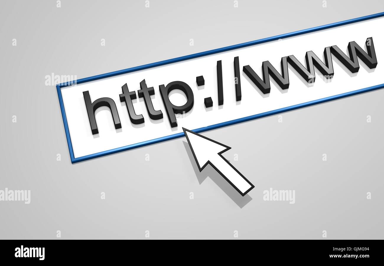 internet browser Stock Photo