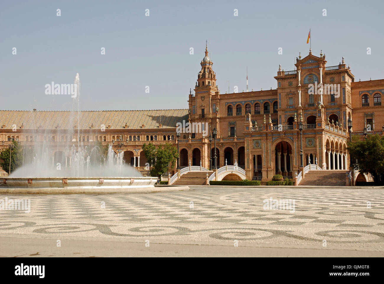 spain fountain style of construction Stock Photo
