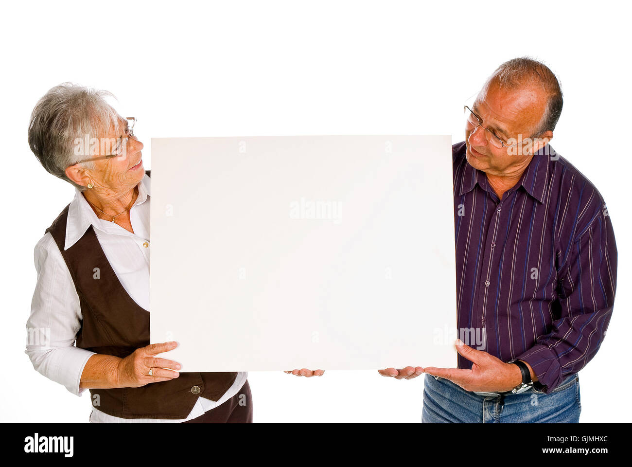 romanticism seniors senior citizens Stock Photo