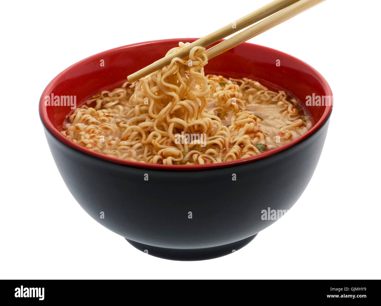 asia chopsticks noodle soup Stock Photo Alamy