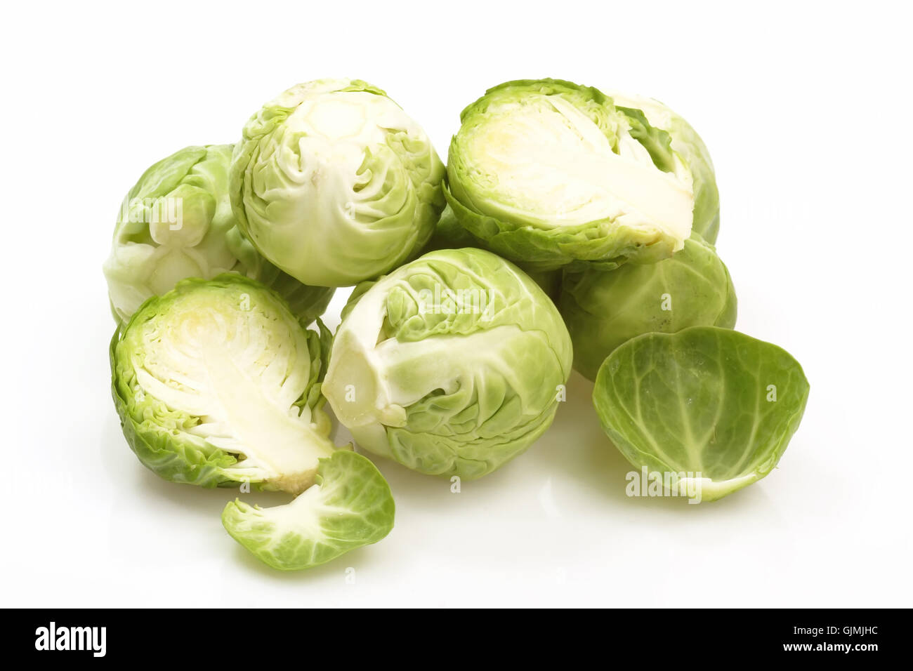 vegetable cabbage brussels sprouts Stock Photo