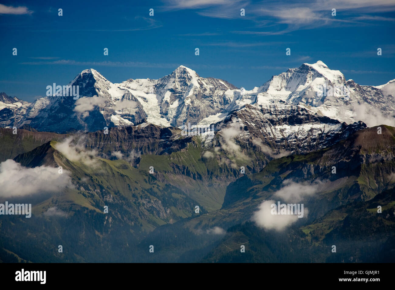 eiger,monch and jungfrau Stock Photo - Alamy