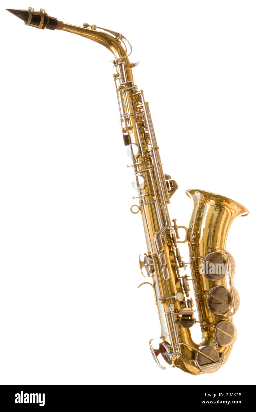 musical instrument saxophone music Stock Photo Alamy