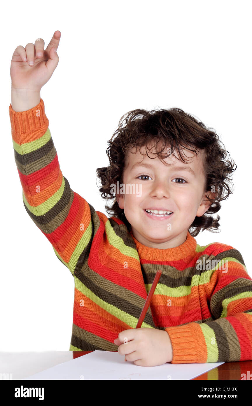 Raise his hand High Resolution Stock Photography and Images - Alamy