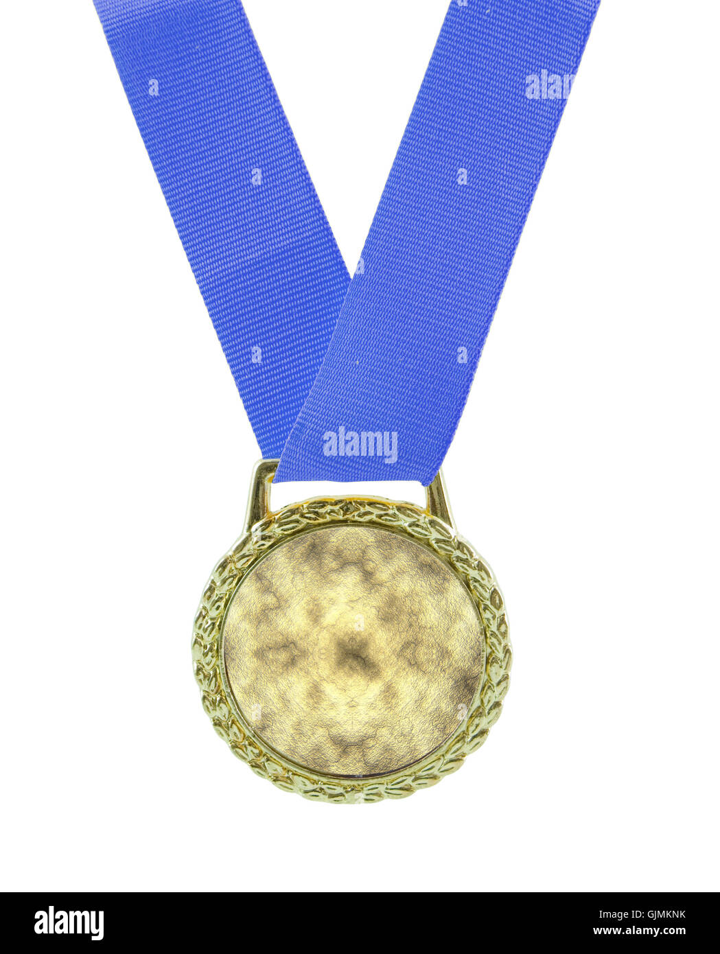 isolated first medal Stock Photo