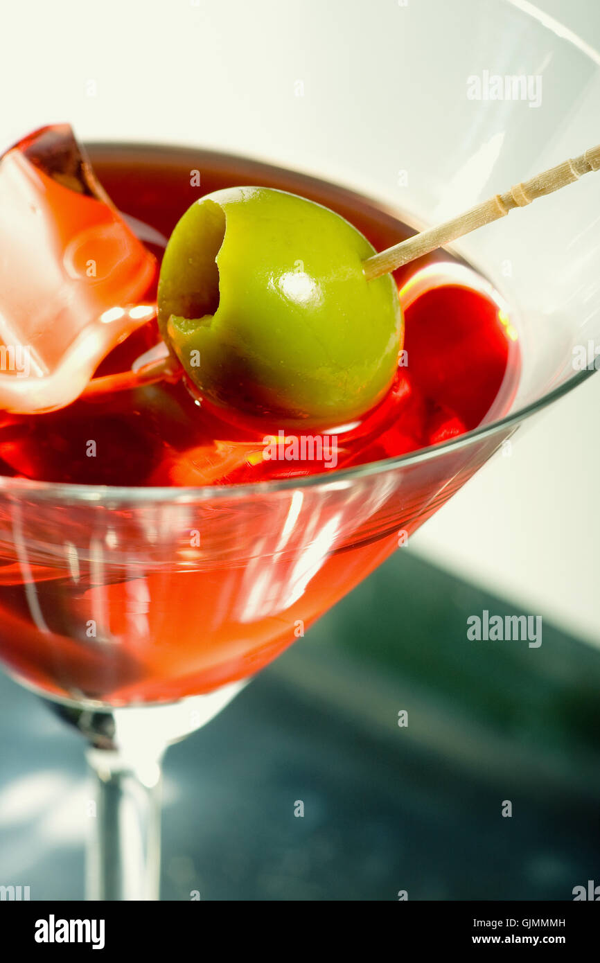 alcohol martini cocktail Stock Photo Alamy
