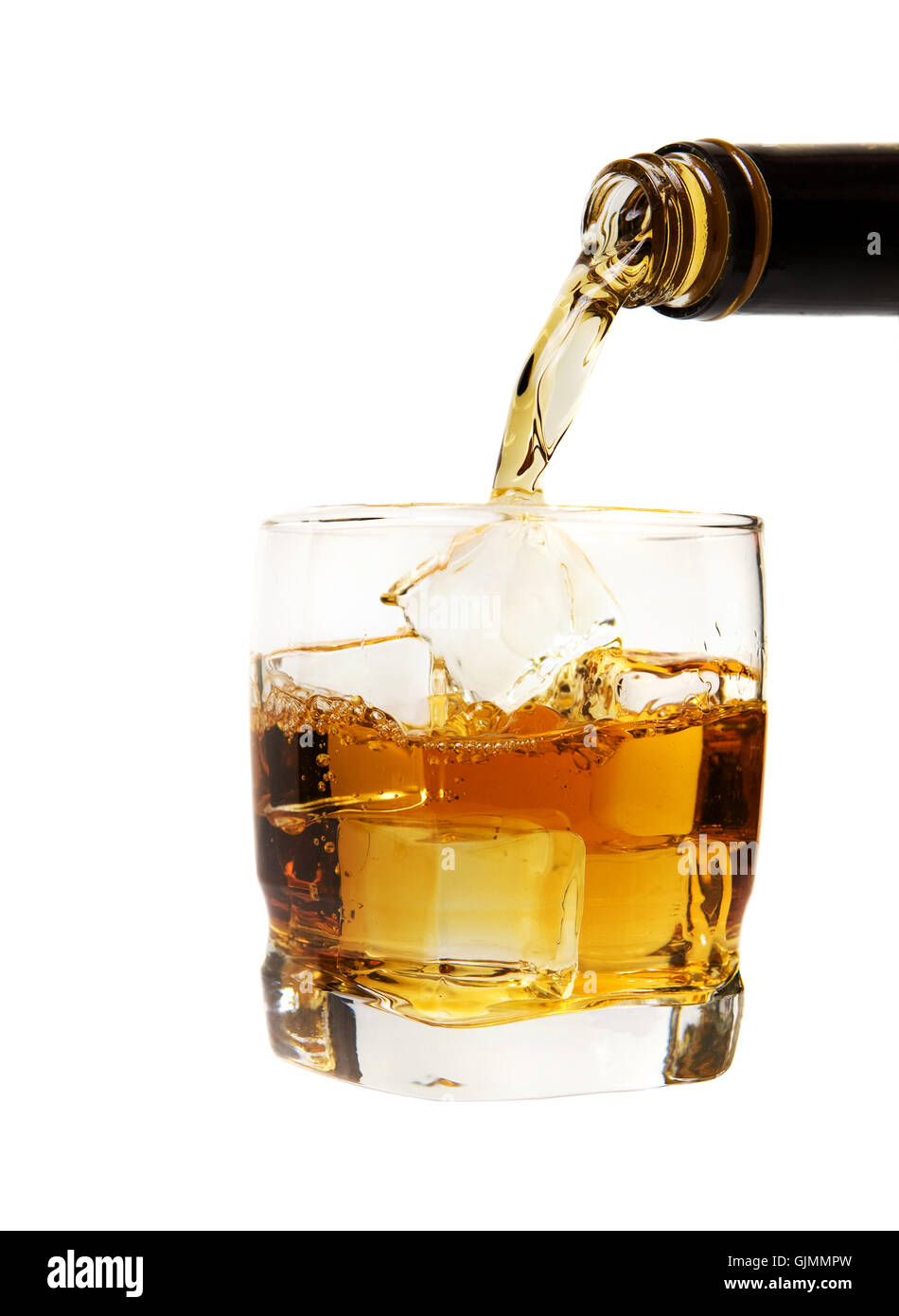 whiskey booze to booze Stock Photo