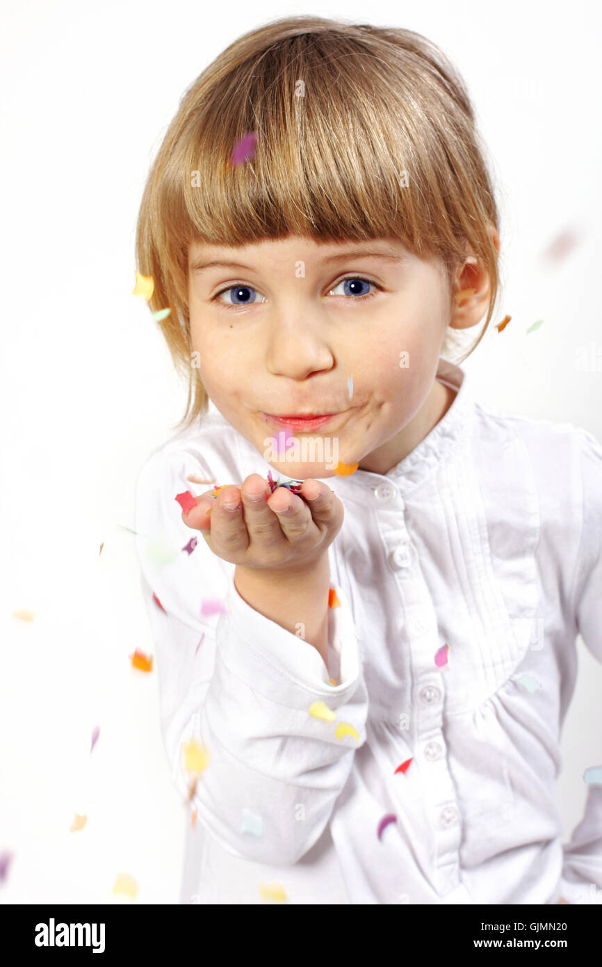 blow carnival confetti Stock Photo Alamy