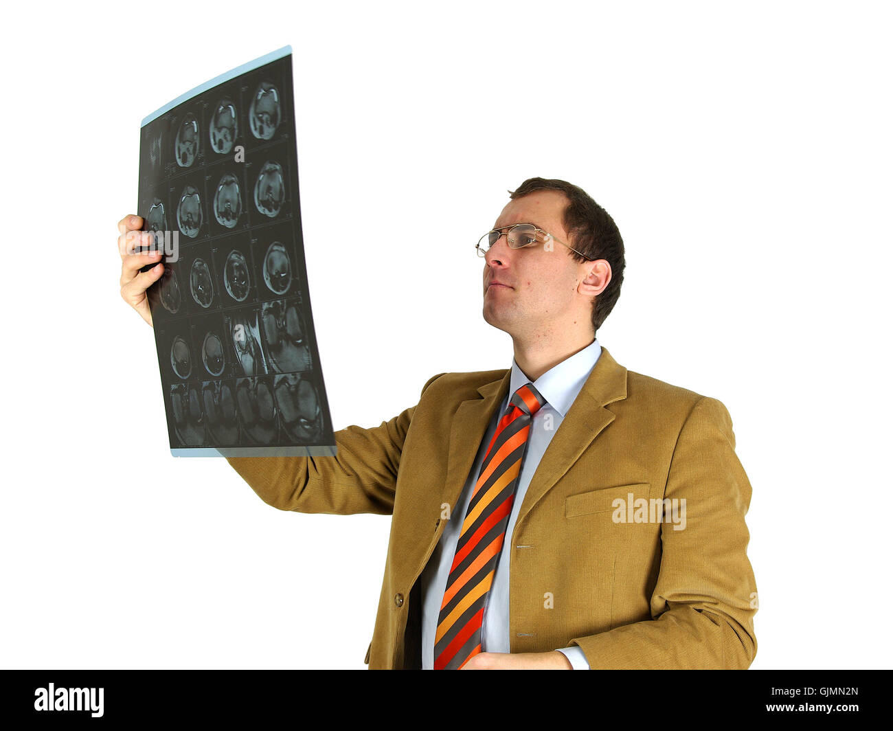 observe test checking Stock Photo