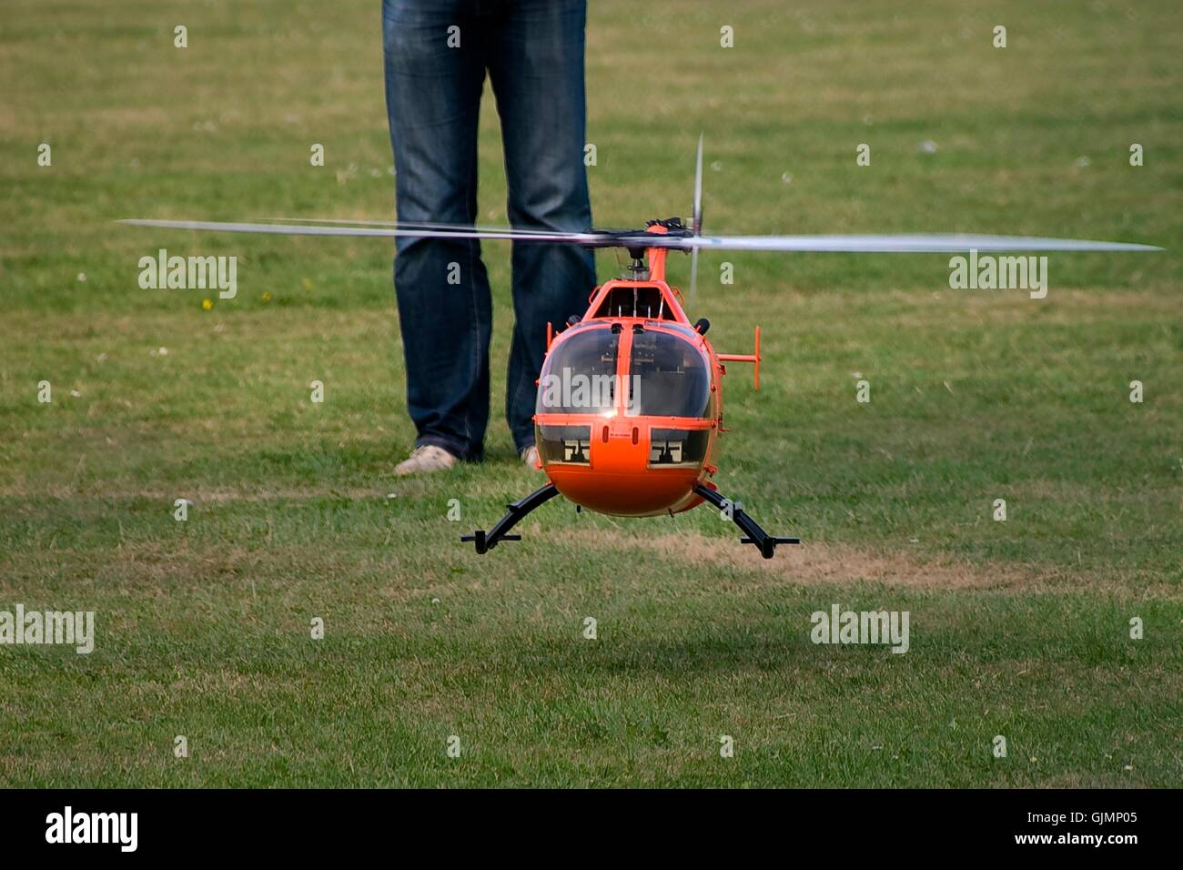 remote-controlled construction of models helicopter Stock Photo