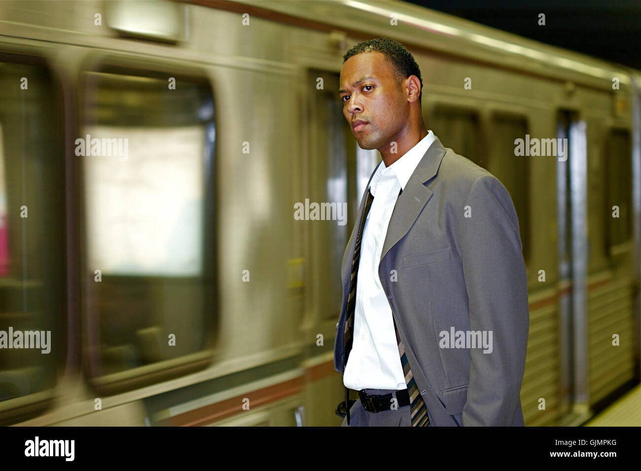 Go train rider hi-res stock photography and images - Alamy