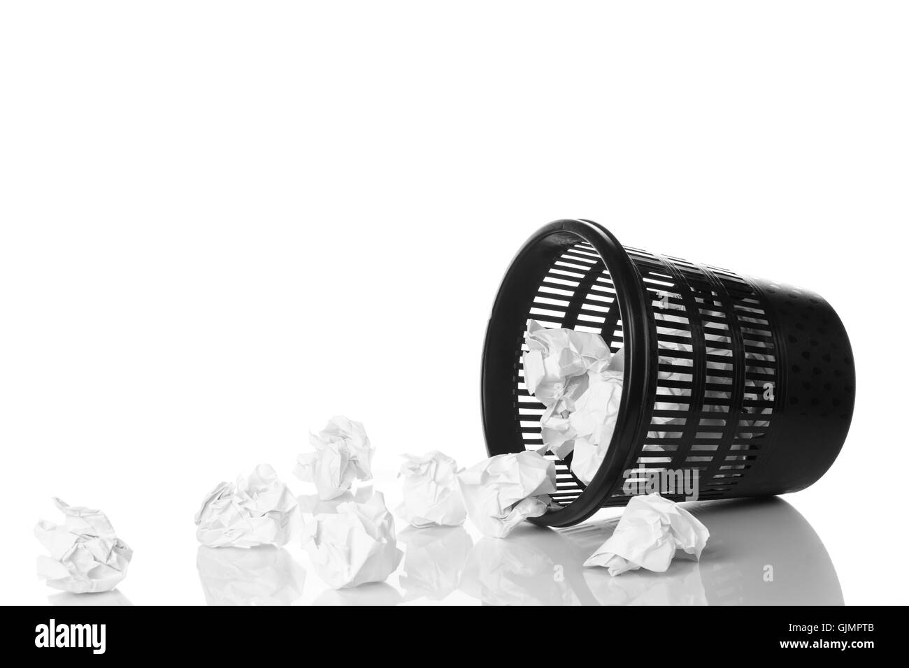 Steel trash bin Black and White Stock Photos & Images Alamy