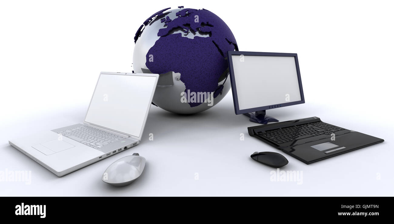laptop notebook computers Stock Photo - Alamy