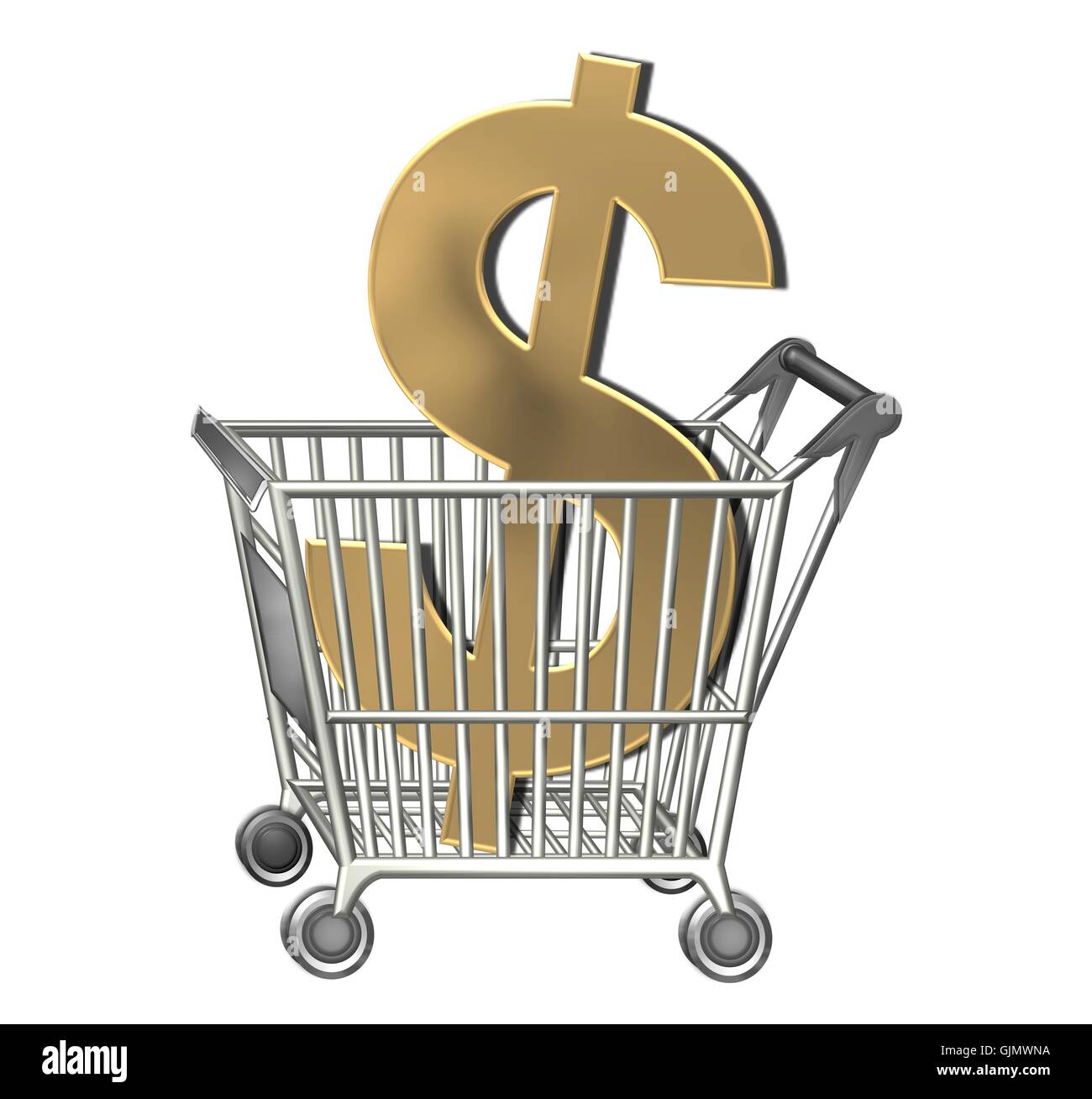 dollar dollars shopping Stock Photo