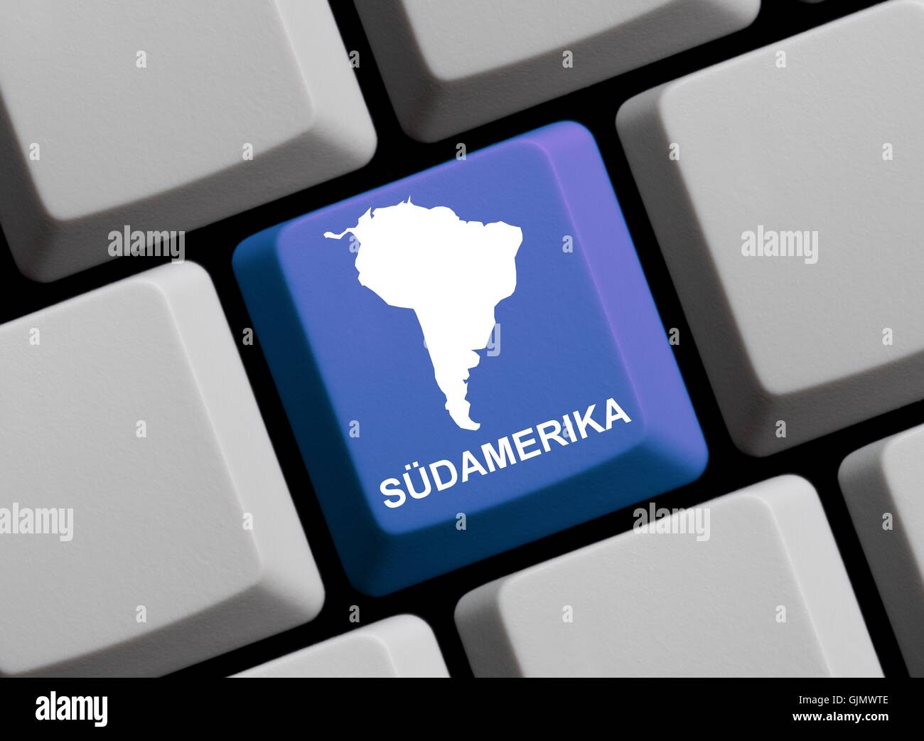 america south america card Stock Photo