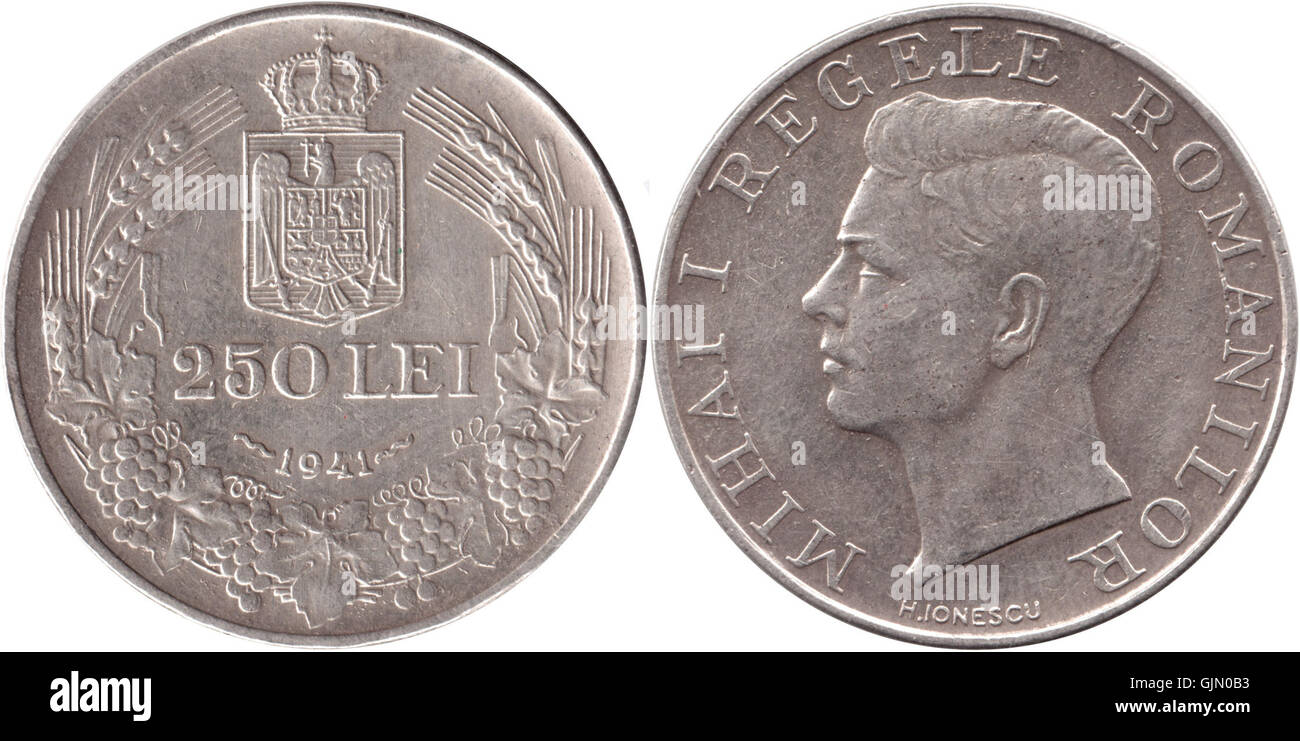 Coin Romania 250 Lei 1941 Stock Photo Alamy coin-romania-250-lei-1941-stock-photo-alamy