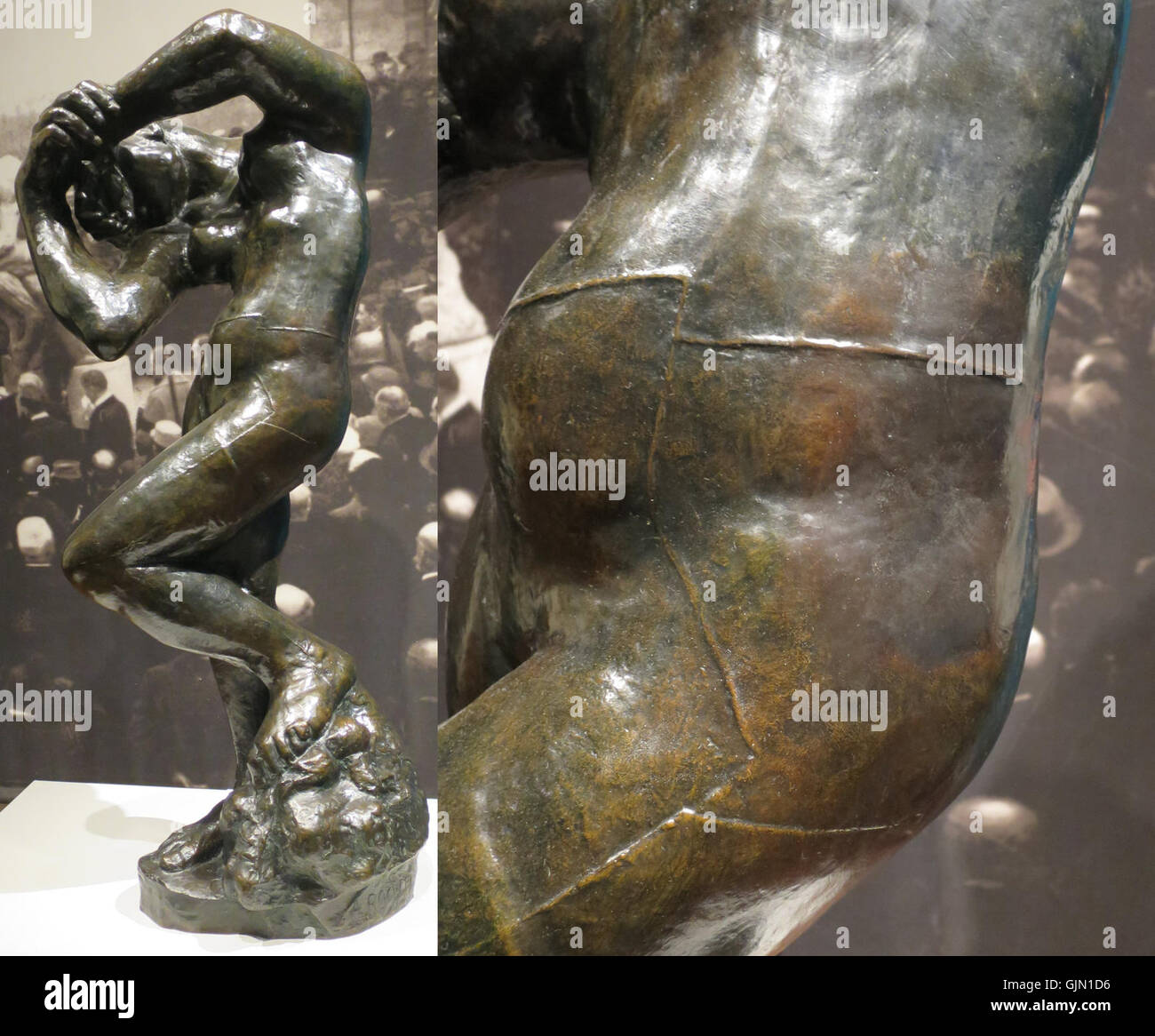 'Meditation (with arms)' by Auguste Rodin, Musée Rodin cast 8 of 12