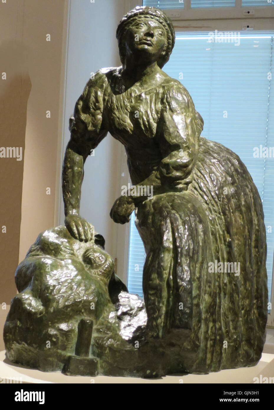 'Resting Sculptor' by Émile Antoine Bourdelle, Pushkin Museum Stock Photo