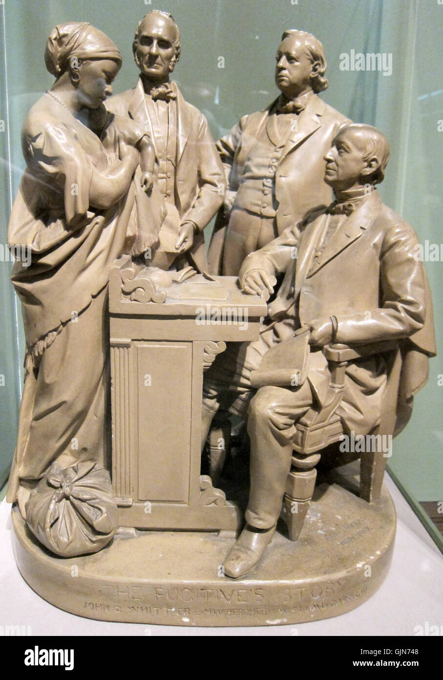 'The Fugitive's Story' is a sculpture by John Rogers, displayed at the ...