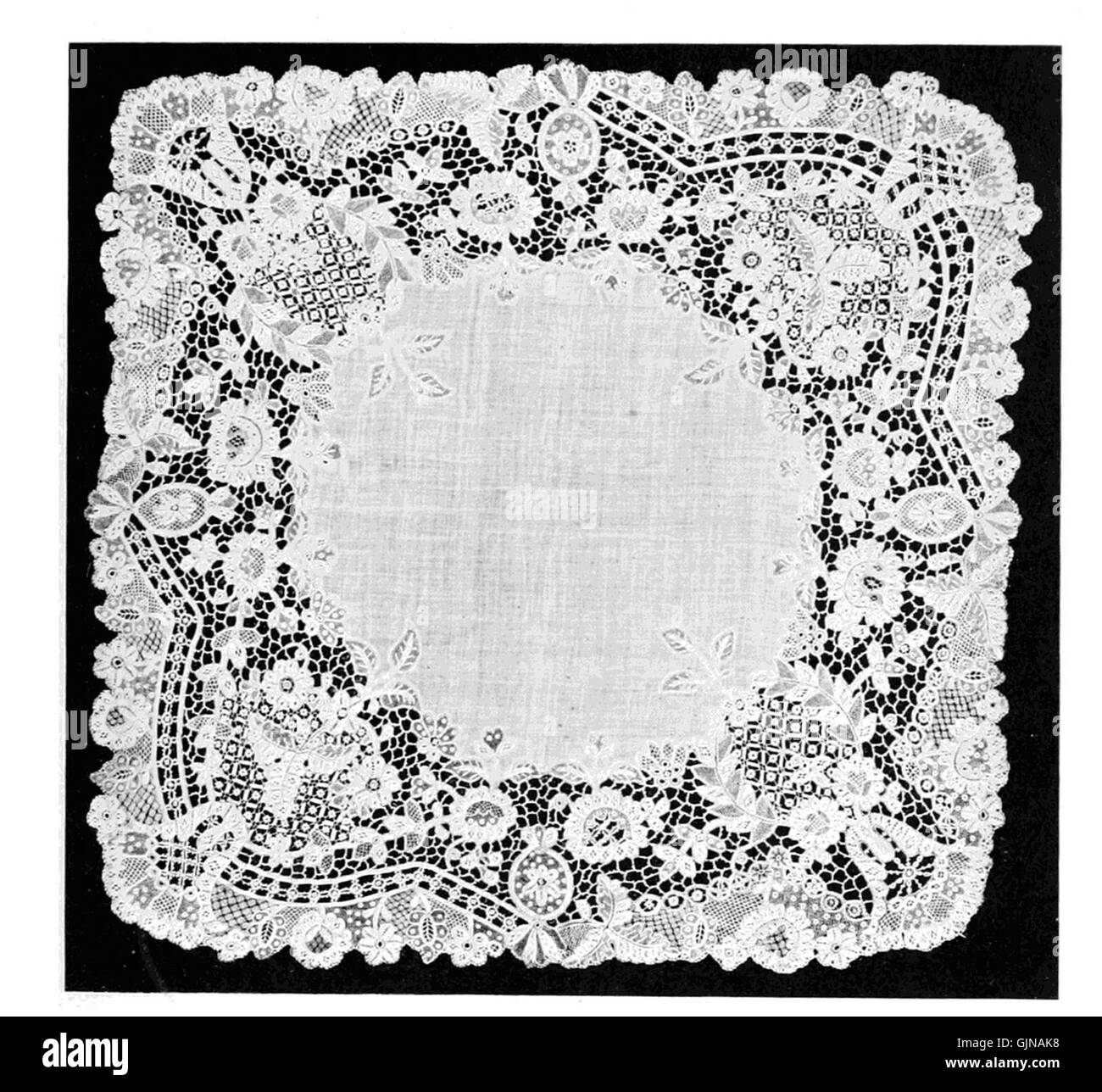 Lace Its Origin and History Real Irish Point Stock Photo - Alamy