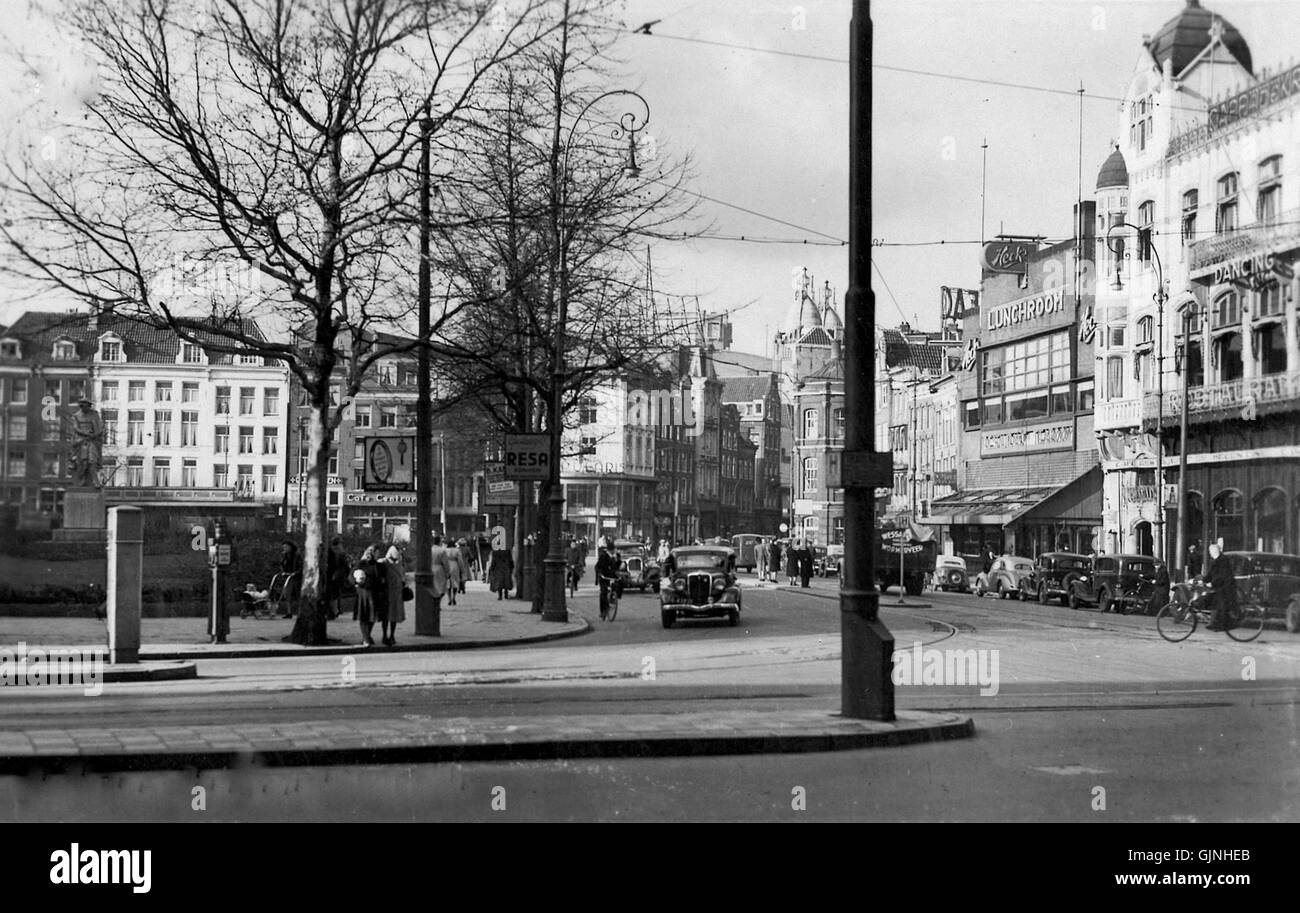 Rembrandtplein Amsterdam circa 1950 Stock Photo Alamy