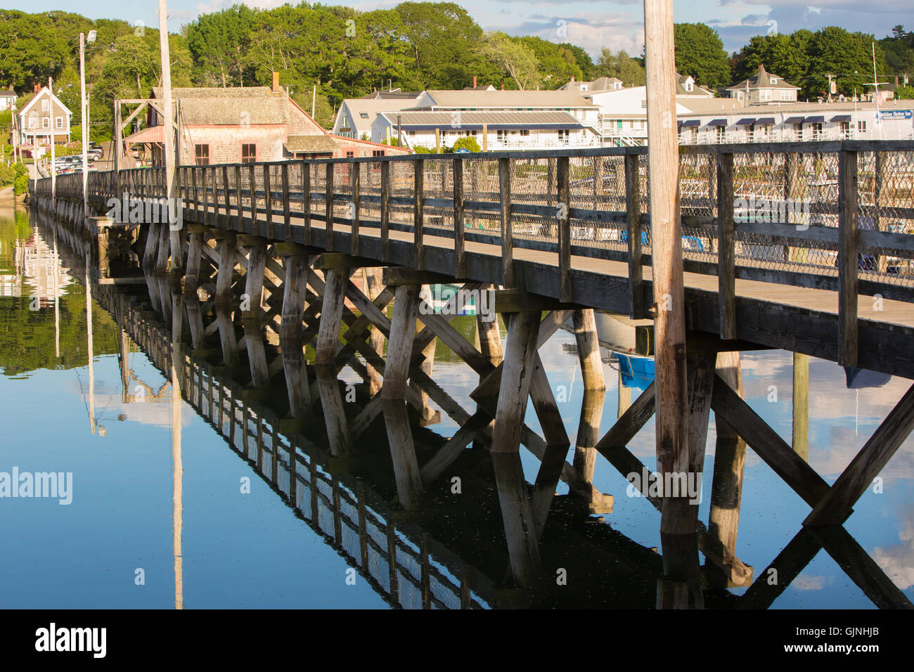 Footbridge in Boothbay Harbor, Maine