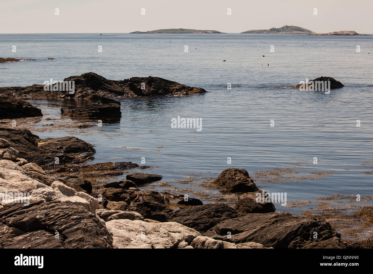 East Boothbay in Ocean Point, Maine Stock Photo Alamy