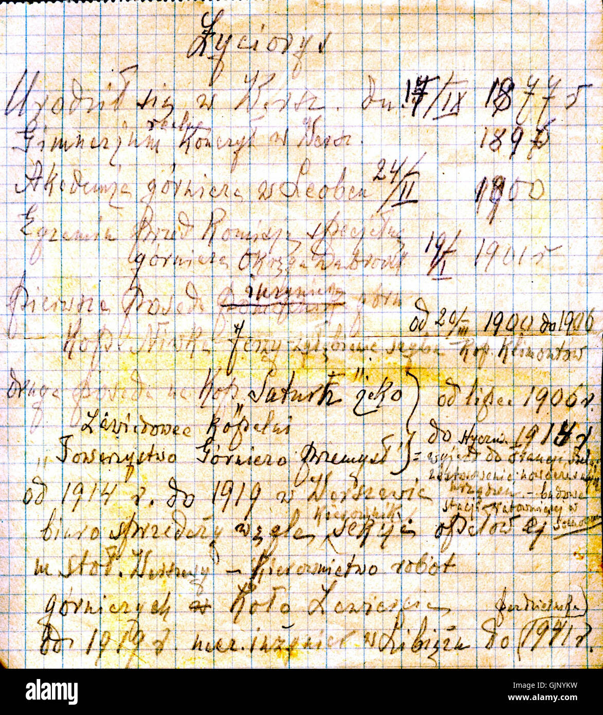 Zygmunt Szczotkowski zyciorys Stock Photo Alamy