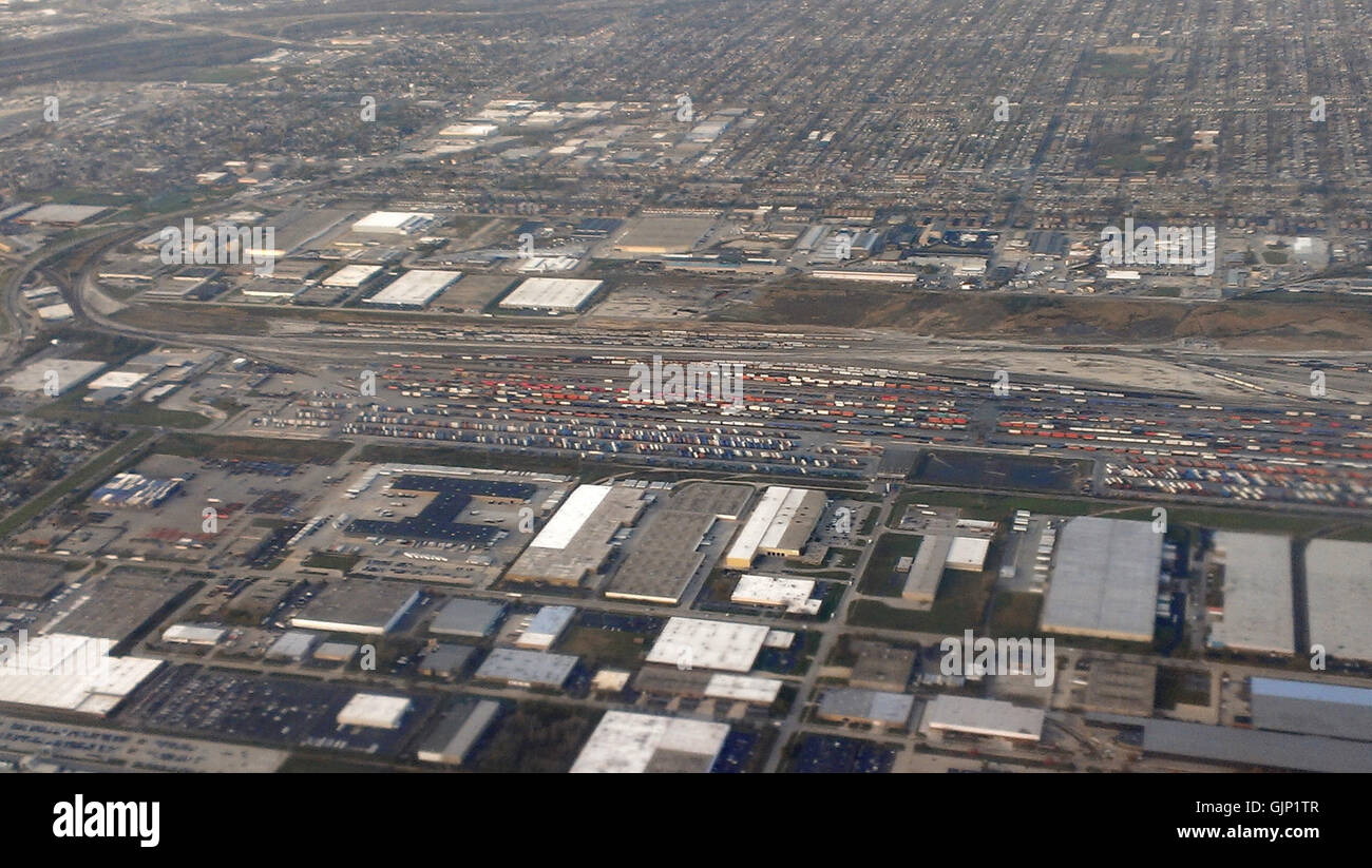 06 bedford park railyard Stock Photo Alamy