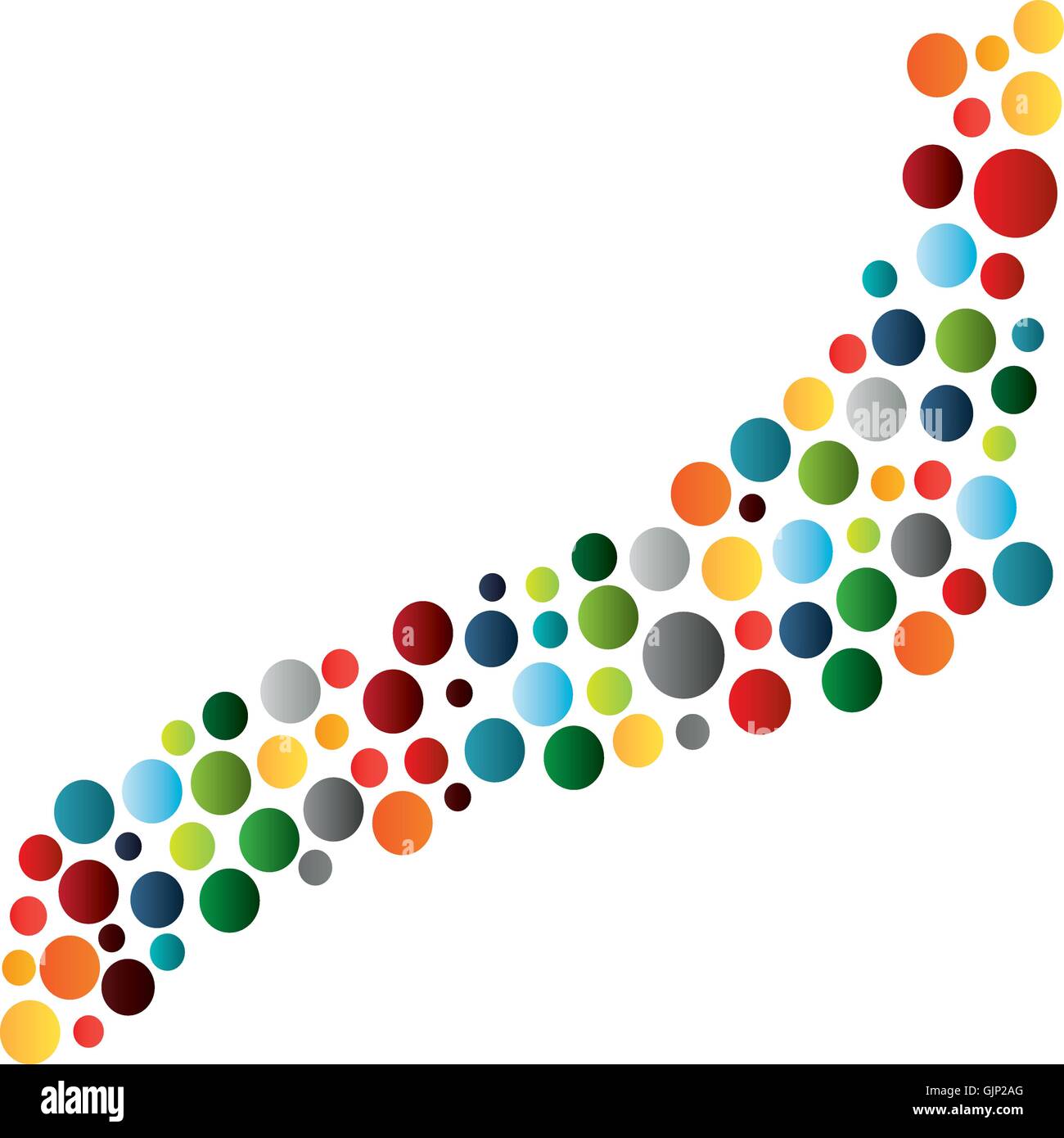 colored circle pattern Stock Vector Image & Art - Alamy