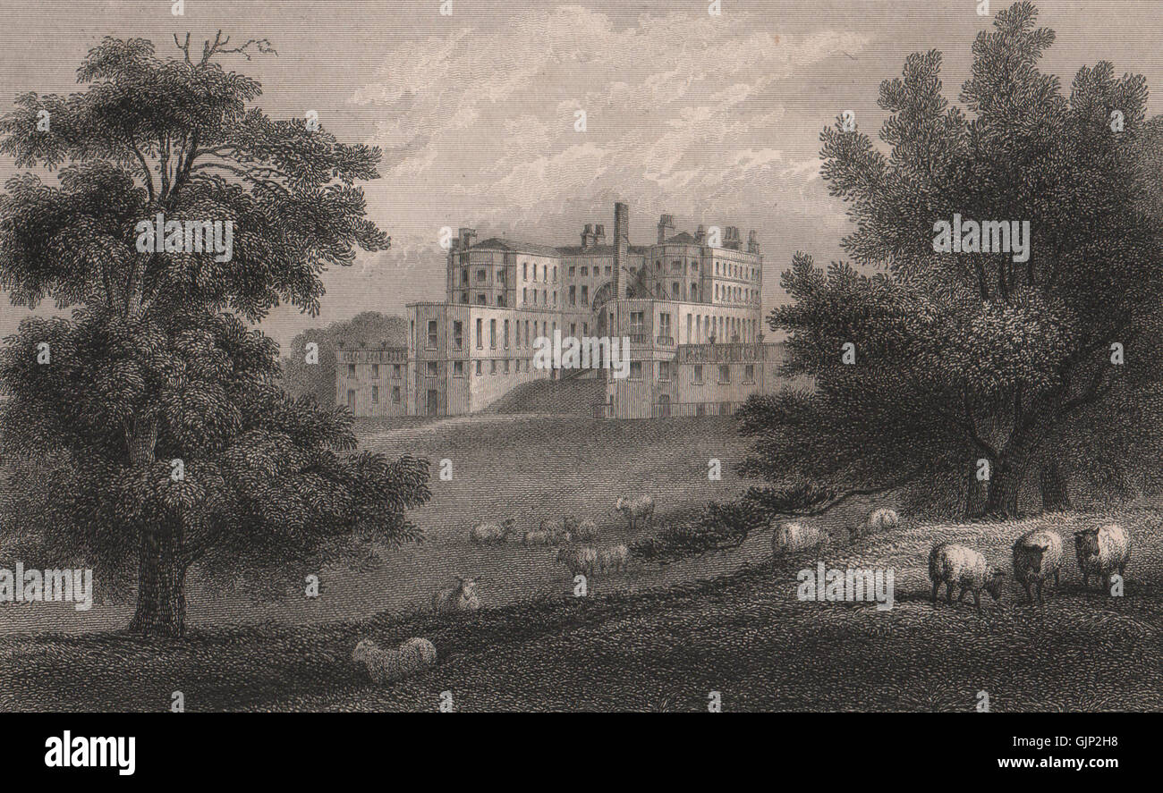 Belvedere House, Erith, London. Demolished 1959. Lord Say & Sele. FUSSELL, 1829 Stock Photo