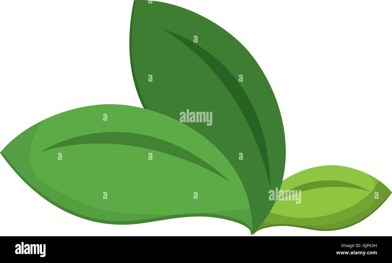 leaves nature icon Stock Vector Image & Art - Alamy