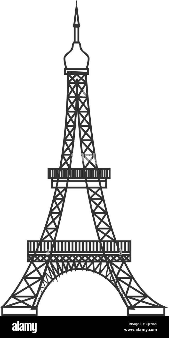 Download Eiffel Tower Perspective Black And White Stock Photos Images Alamy