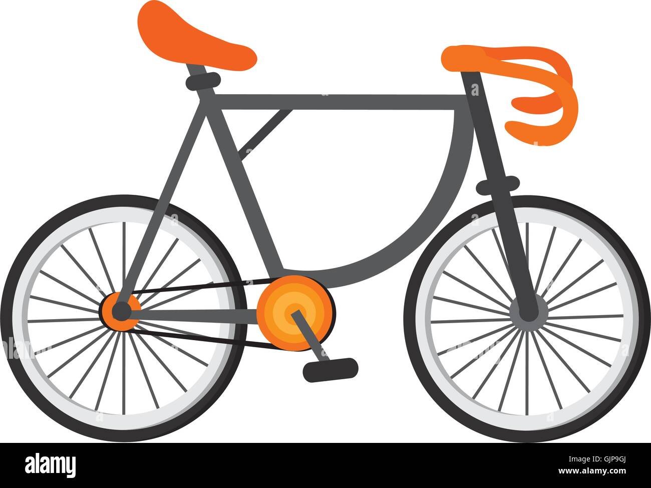 single bike icon Stock Vector Image & Art - Alamy