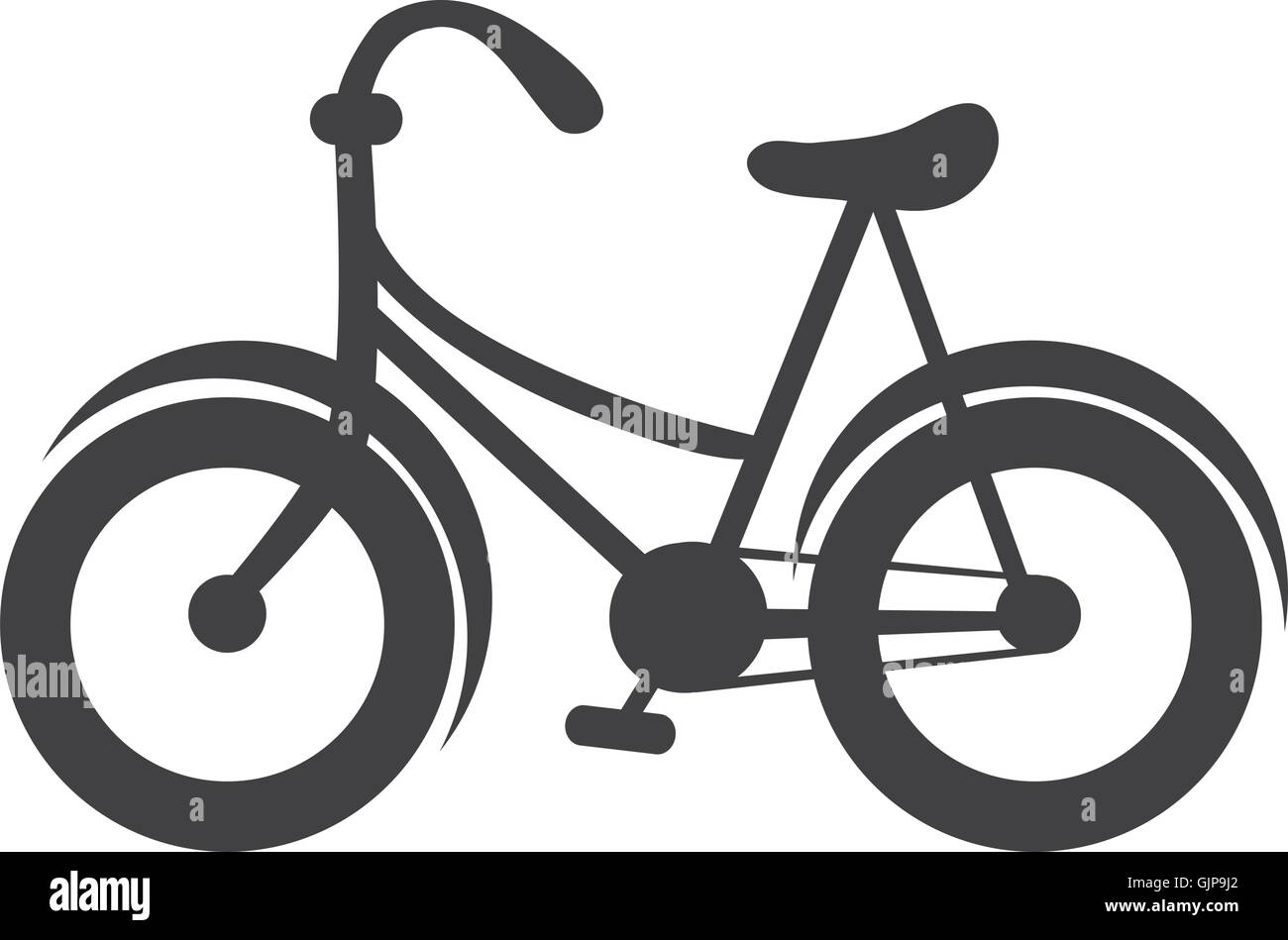 single bike icon Stock Vector Image & Art - Alamy