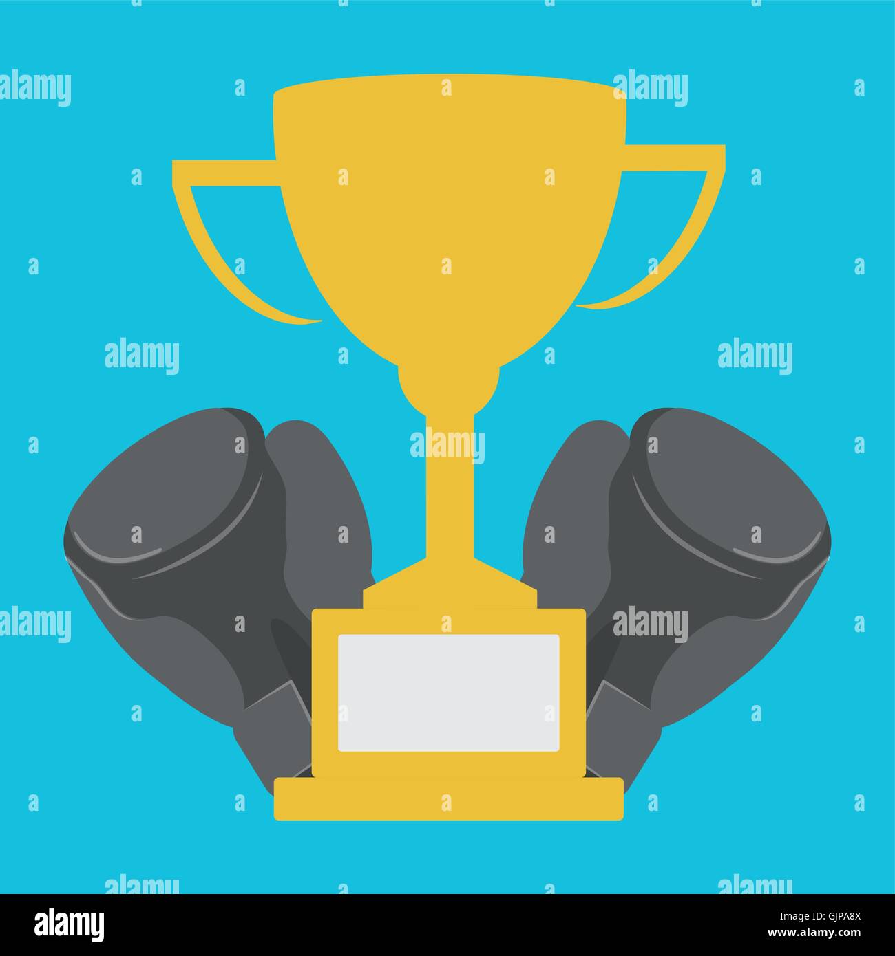 glove trophy boxing sport design Stock Vector Image & Art - Alamy