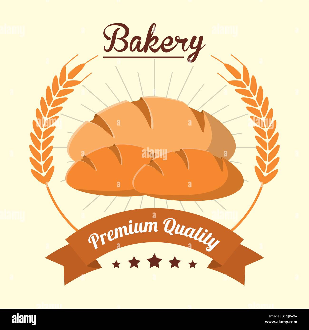 bread wreath bakery food icon. Vector graphic Stock Vector Image & Art ...