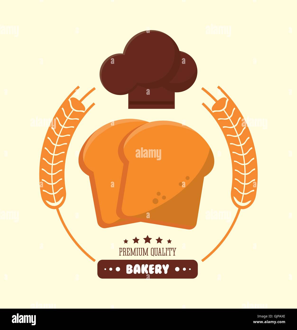 bread wreath bakery food icon. Vector graphic Stock Vector Image & Art ...