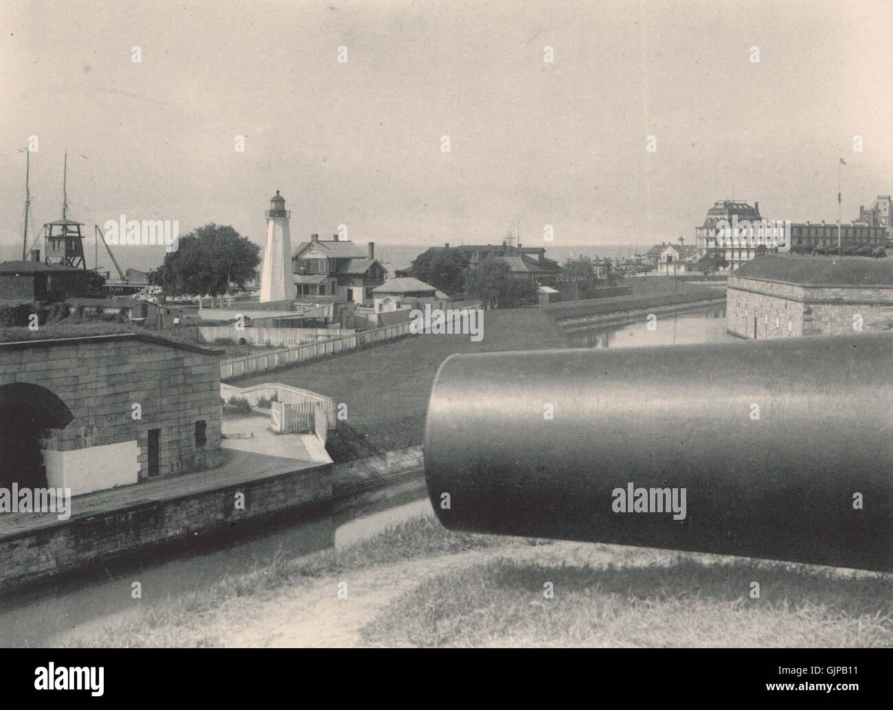 Fortress Monroe & the Hygeia Hotel, Old Point Comfort, Virginia