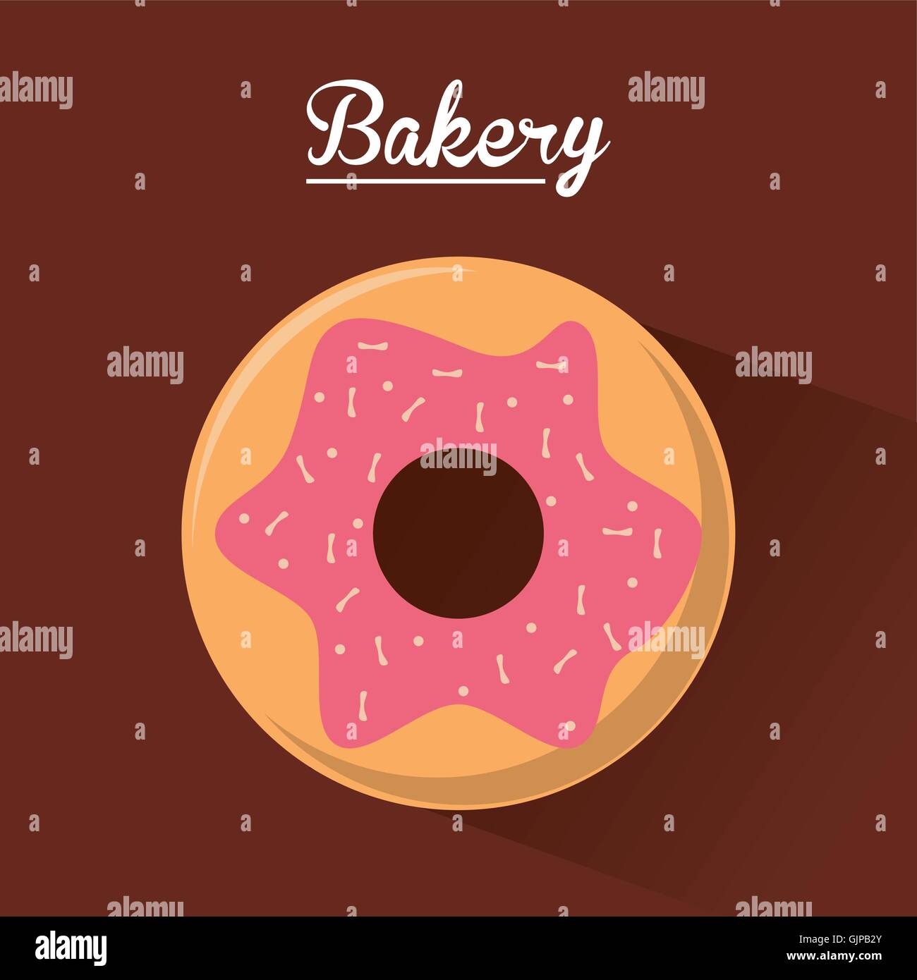 donut food bakery design Stock Vector Image & Art - Alamy