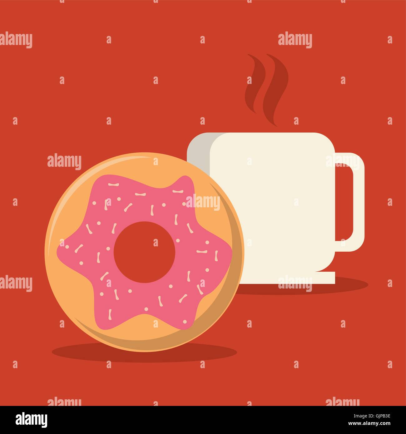 donut food bakery design Stock Vector Image & Art - Alamy