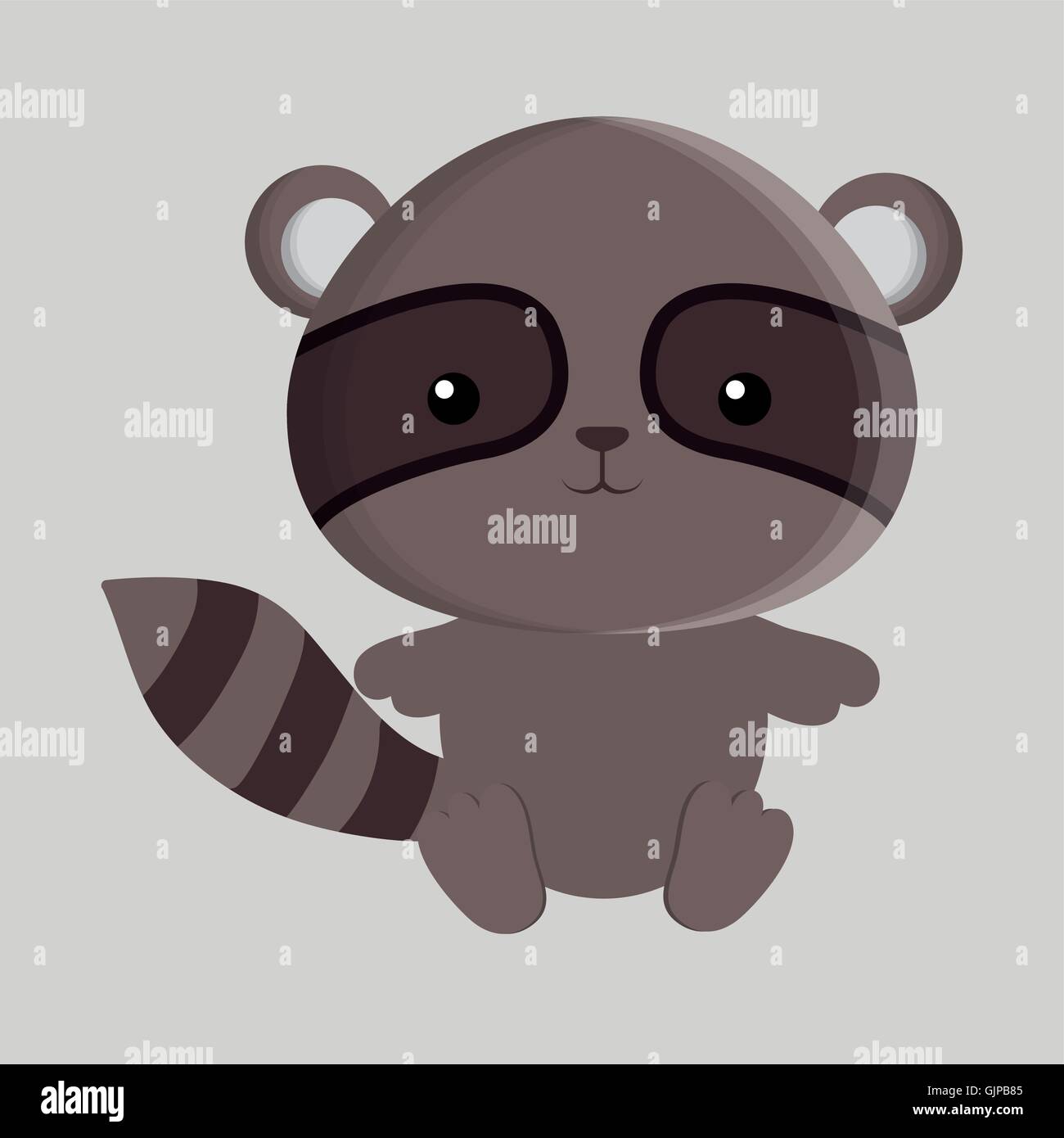 raccoon animal cute little design Stock Vector Image & Art - Alamy