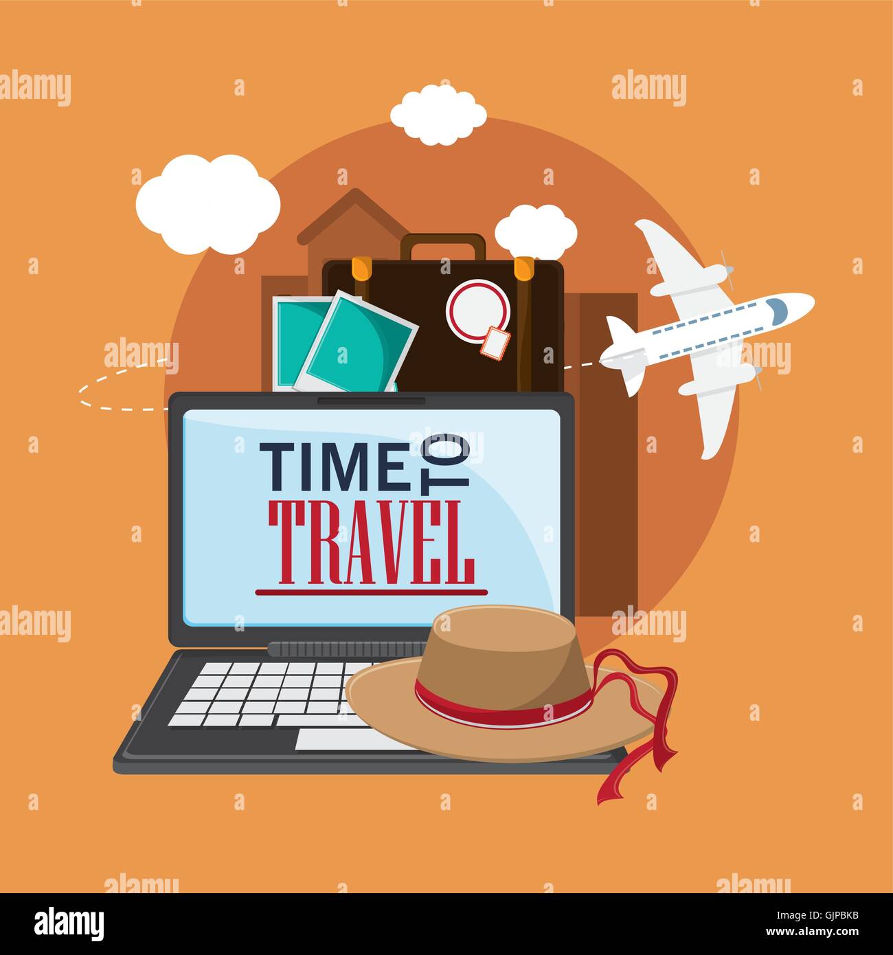 Time to travel vacations design Stock Vector Image & Art - Alamy