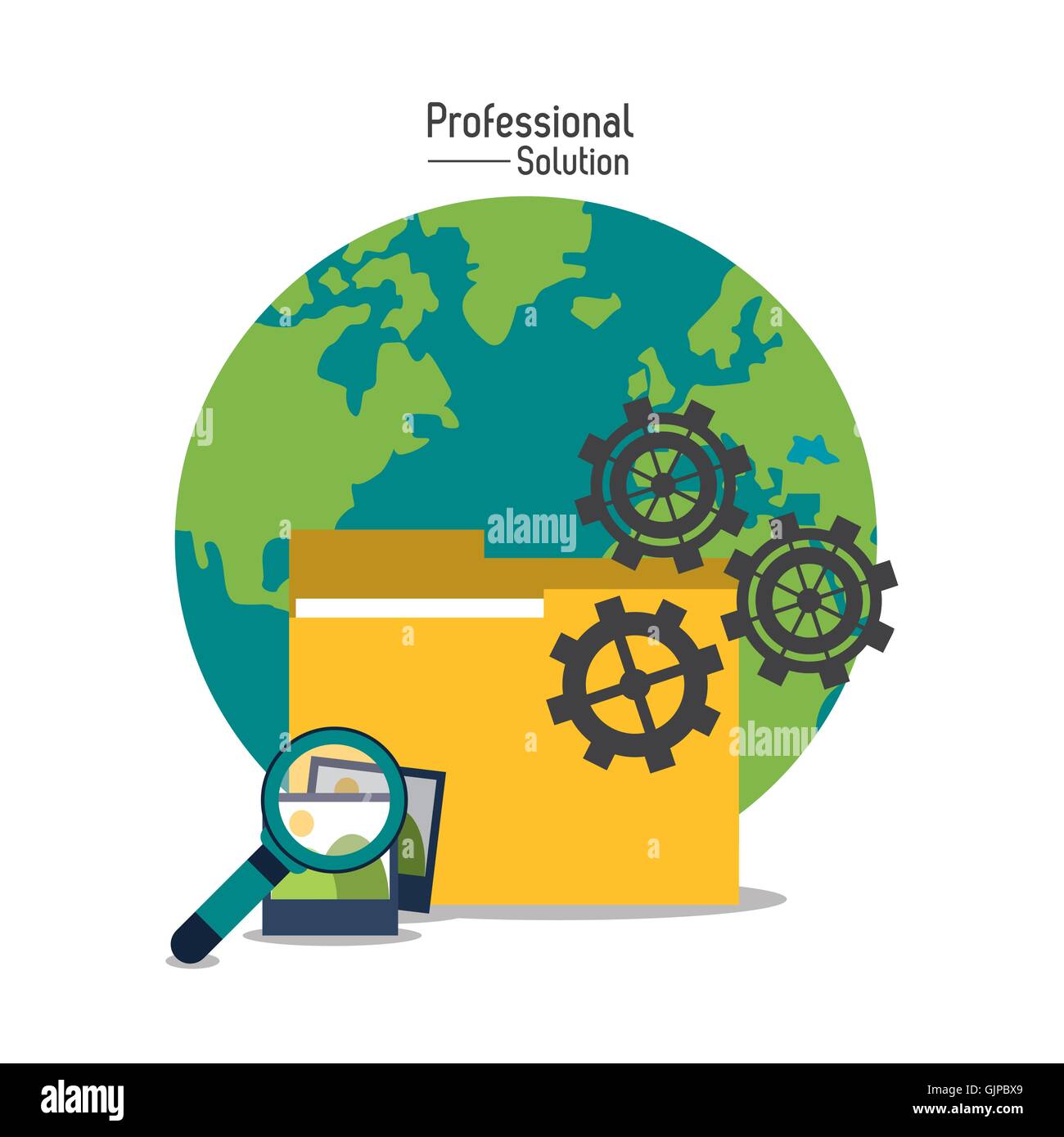 professional solution technology design Stock Vector Image & Art - Alamy